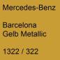 Preview: Mercedes-Benz, Barcelona Gelb Metallic, 1322 / 322.